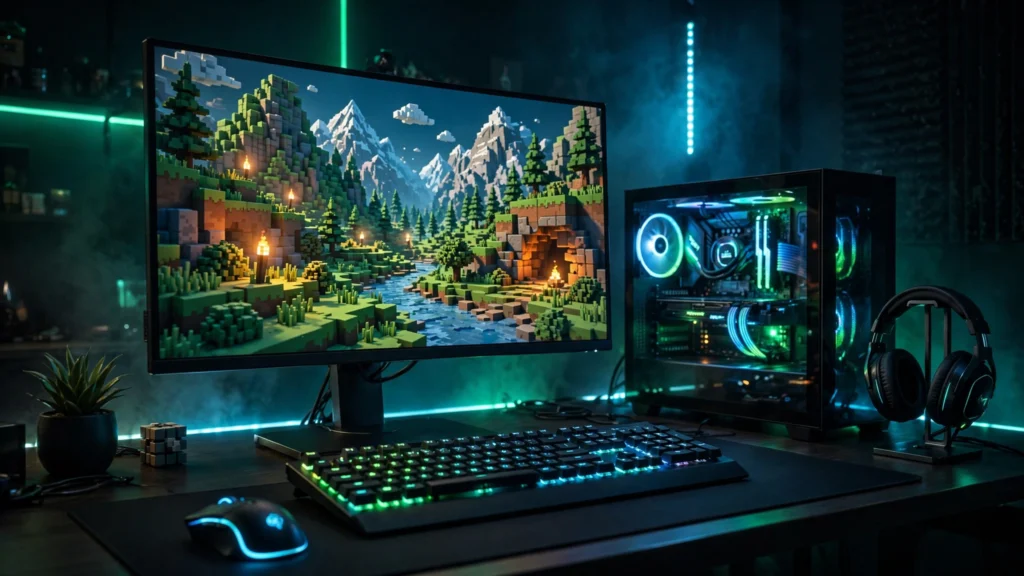 Minecraft for PC gaming setup